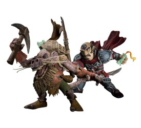 World of Warcraft Series 8 Action Figure Gnome Rogue vs Kobold Miner 18 cm